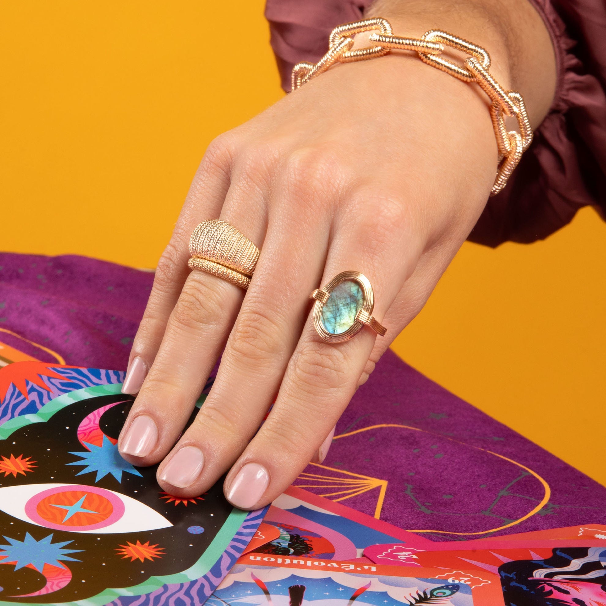 Luzia-Ring – vergoldet | Ana & Cha