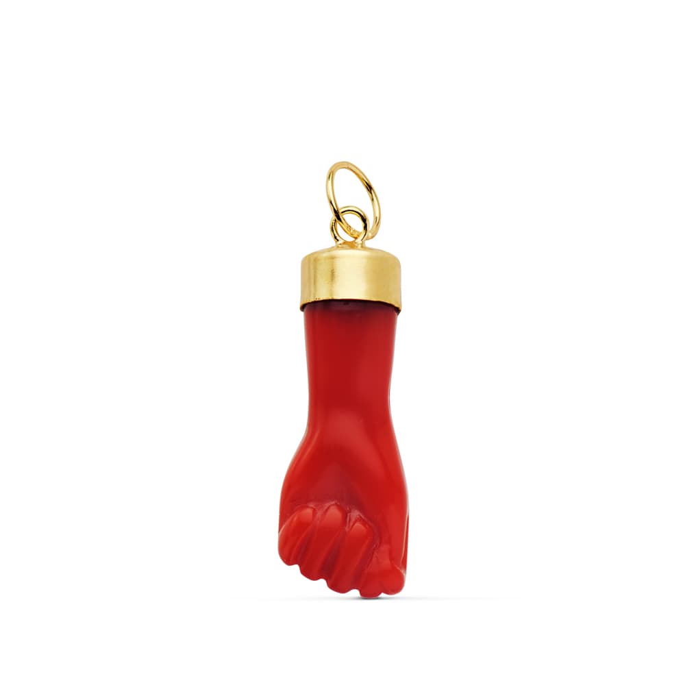 Rode Hand Amulet Hanger 18K 19X8 mm