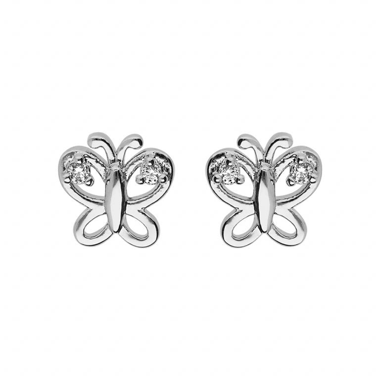 Cercei Fluture Ajurat – Argint | Azulin