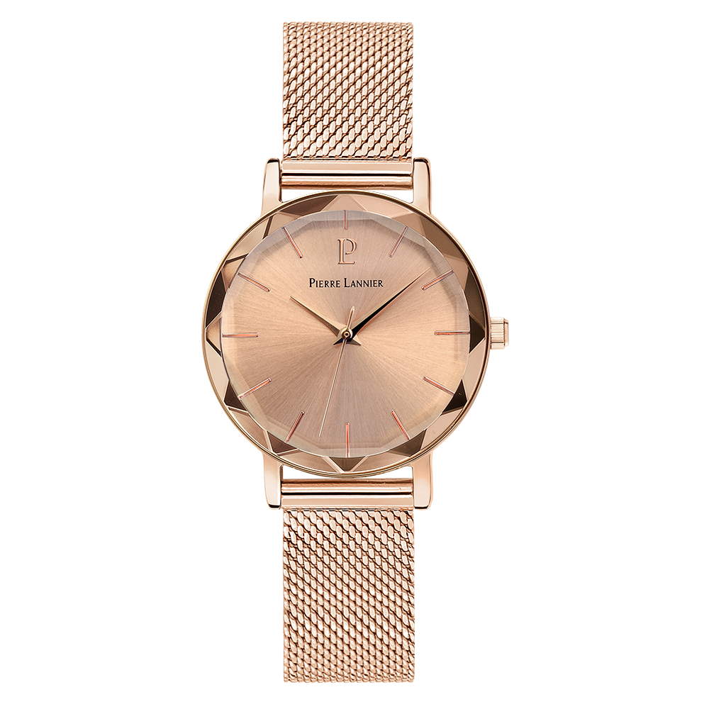 Montre femme Pierre Lannier MULTIPLES boîtier acier bracelet acier milanais 010P958