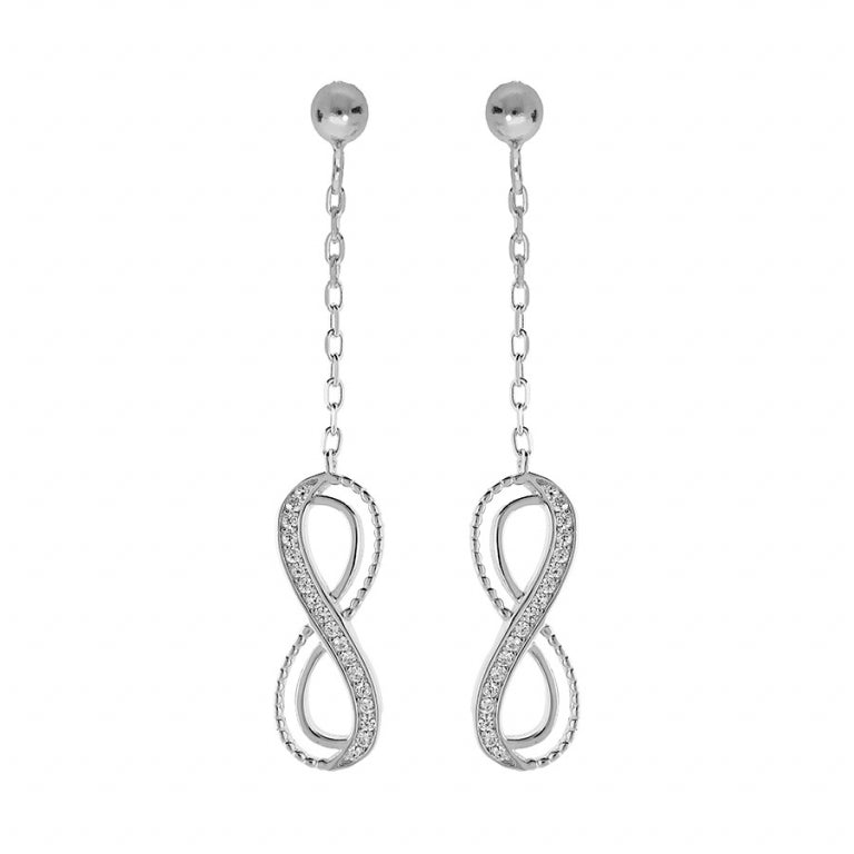 Pendientes Infinito – Plata | Azuline