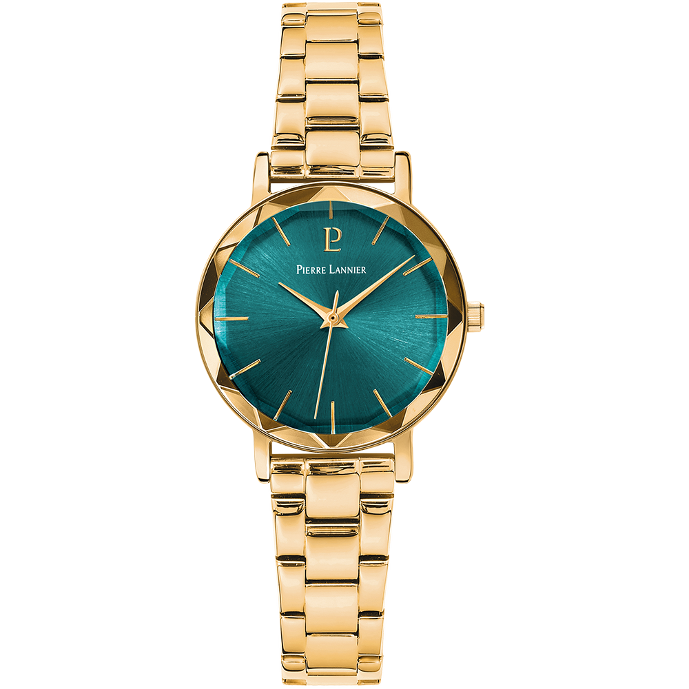Montre femme Pierre Lannier MULTIPLES boîtier doré bracelet acier doré 012P562