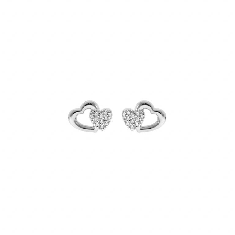 Hjärtörhängen – Silver | Azulin