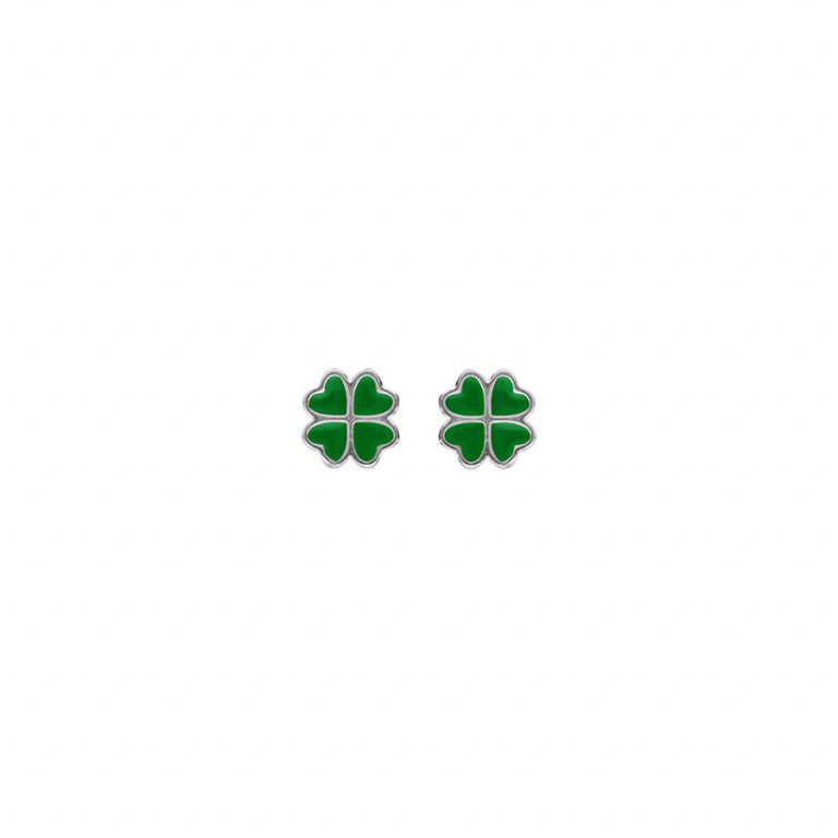 Cercei Clover – Argint | Azulin