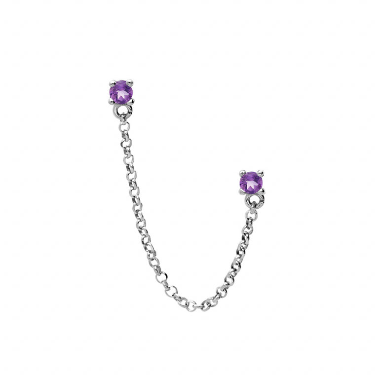 Cercei Chainette – Argint | Azulin