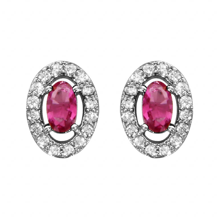 Boucles d’Oreilles Ovale – Argent | Azuline