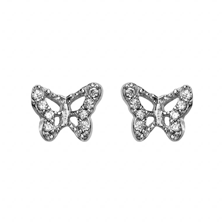Cercei Fluture – Argint | Azulin