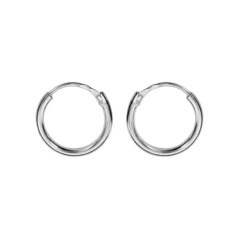 Tube Hoop Earrings – Silver | Azuline