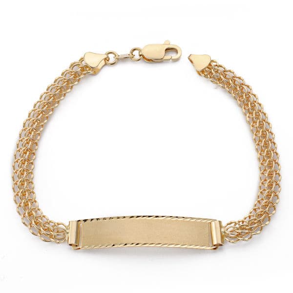 Caraqueña Princess Slave 18K Aur Galben 19 Cm