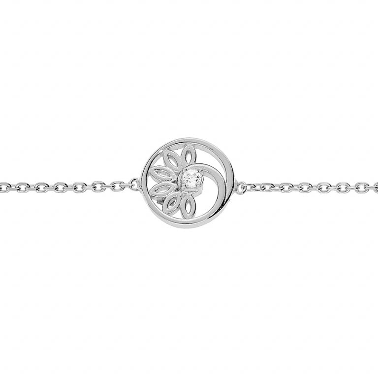 Bracciale Fiore – Argento | Azuline vista 2