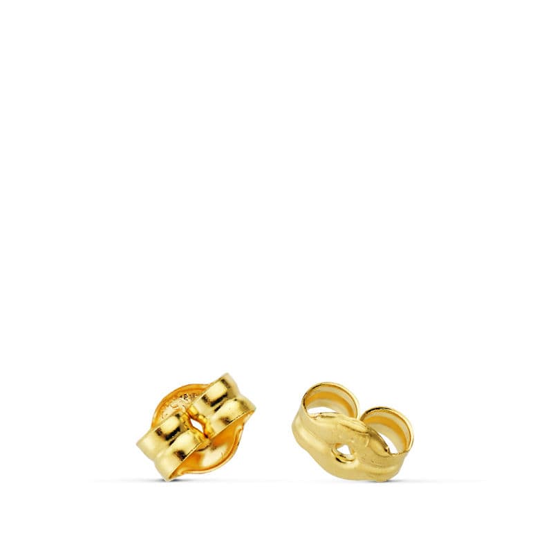 Pressione 9K Oro Giallo 9K 5X4 mm