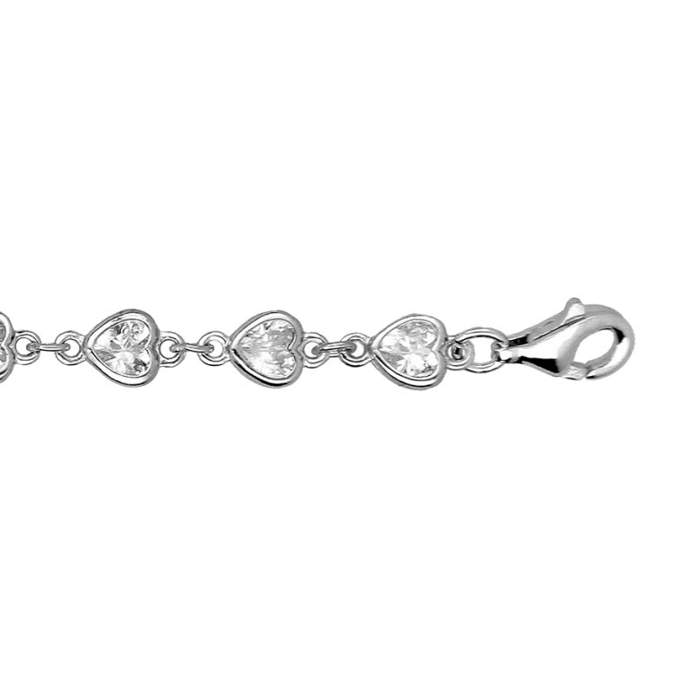 Hartenarmband – Zilver | Azulin-weergave 2
