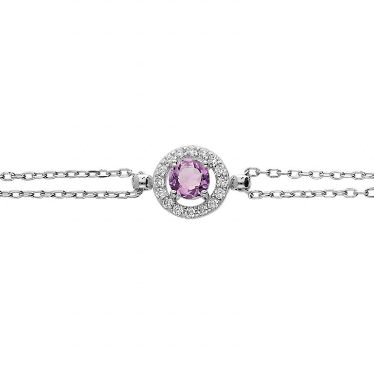 Bracelet Cercle – Argent | Azuline vue 2