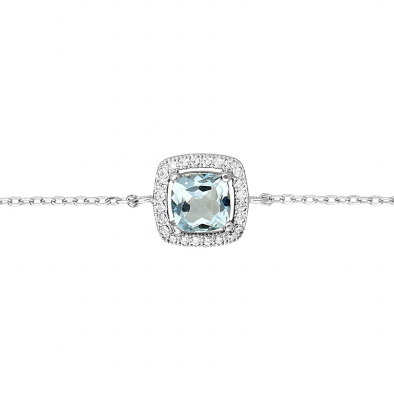 Topas-Armband – Silber | Azuline Ansicht 2