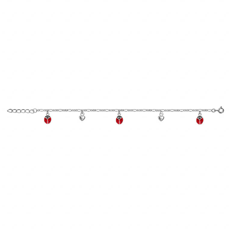 Bracciale con nappe – Argento | Azuline vista 2
