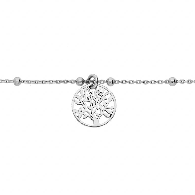 Bracciale con nappe – Argento | Azuline vista 2