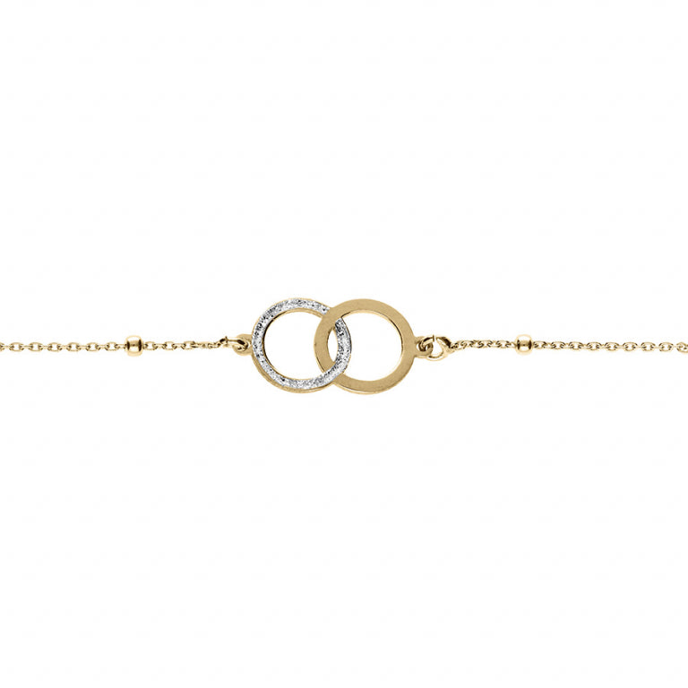 Circle Bracelet – Silver Gilded with Fine Gold | Azuline