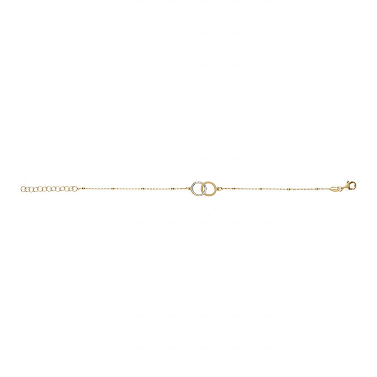 Circle Bracelet – Silver Gilded with Fine Gold | Azuline view 2