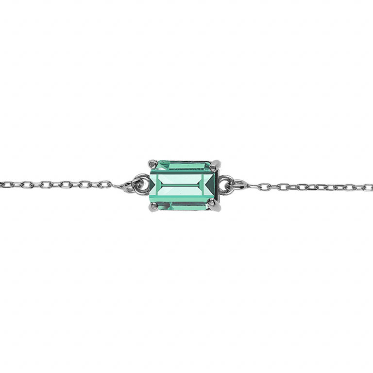 Rektangulært armbånd – Sølv | Azulin