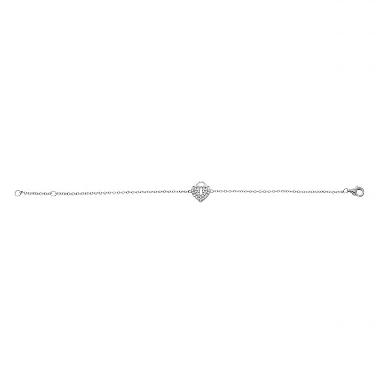 Bracciale Cuore – Argento | Azuline vista 2