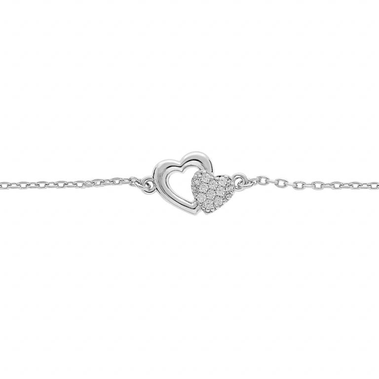 Bracelet Cœur – Argent | Azuline