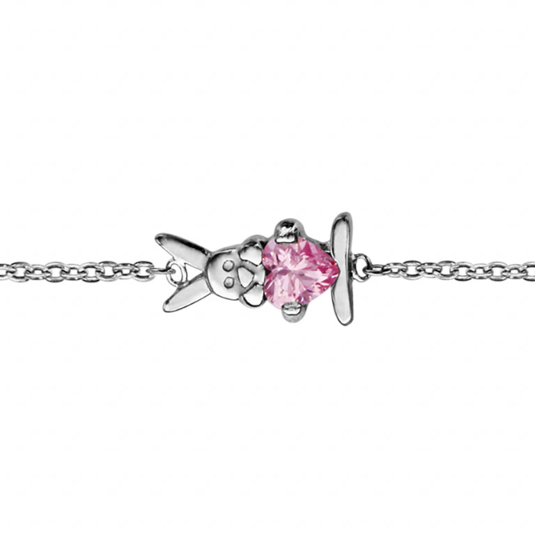 Stenen Konijn Armband – Zilver | Azulin