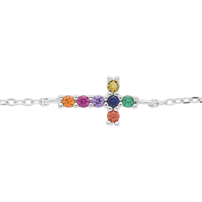 Kruisarmband – Zilver | Azulin-weergave 2