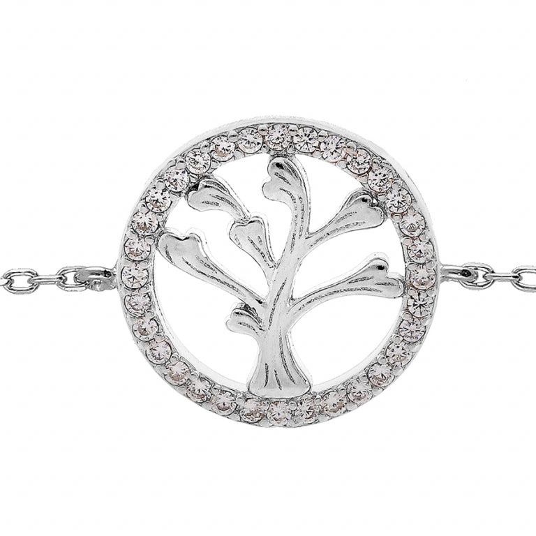Bracciale circolare – Argento | Azuline vista 2