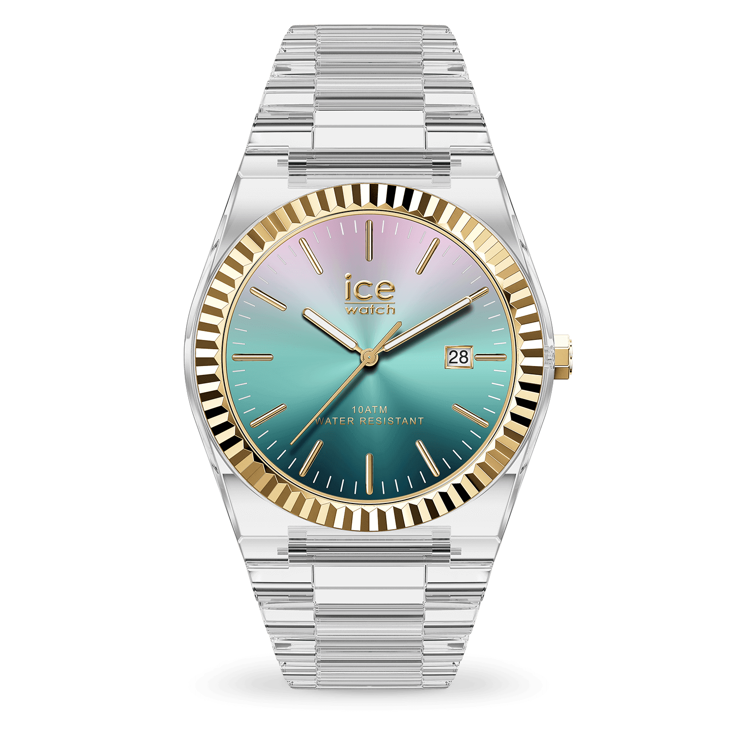 Polyamidové pouzdro Ice-Watch POWER Clear Sunset Verdigris 024772