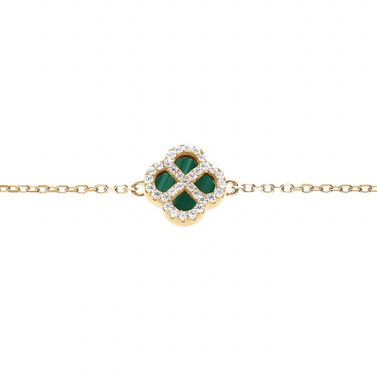 Clover Bracelet – Silver Gilded with Fine Gold | Azuline