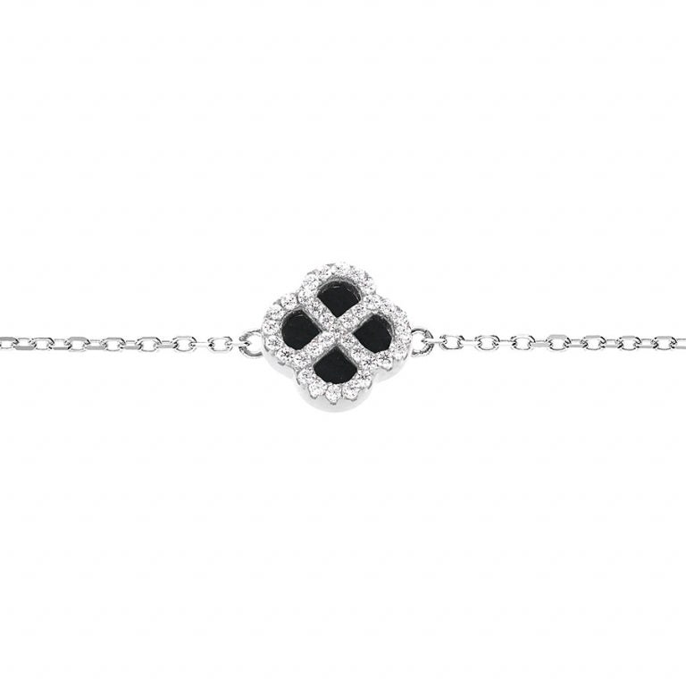 Klaver armband – zilver | Azulin