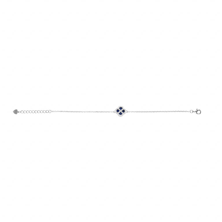 Klöverarmband – Silver | Azulin view 2