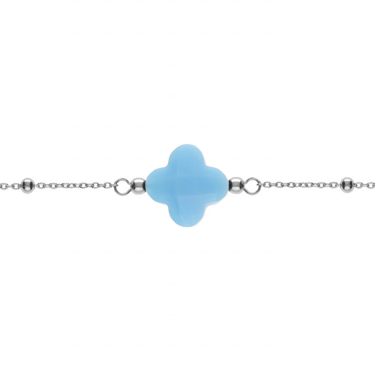 Pulseira Trevo – Prata | Azuline