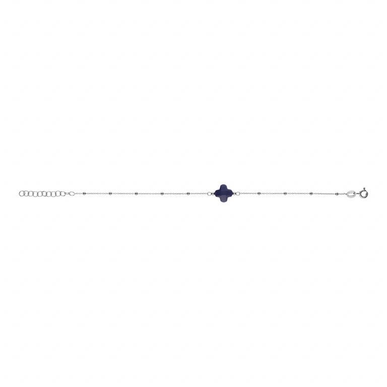 Klaver armband – zilver | Azulin-weergave 2