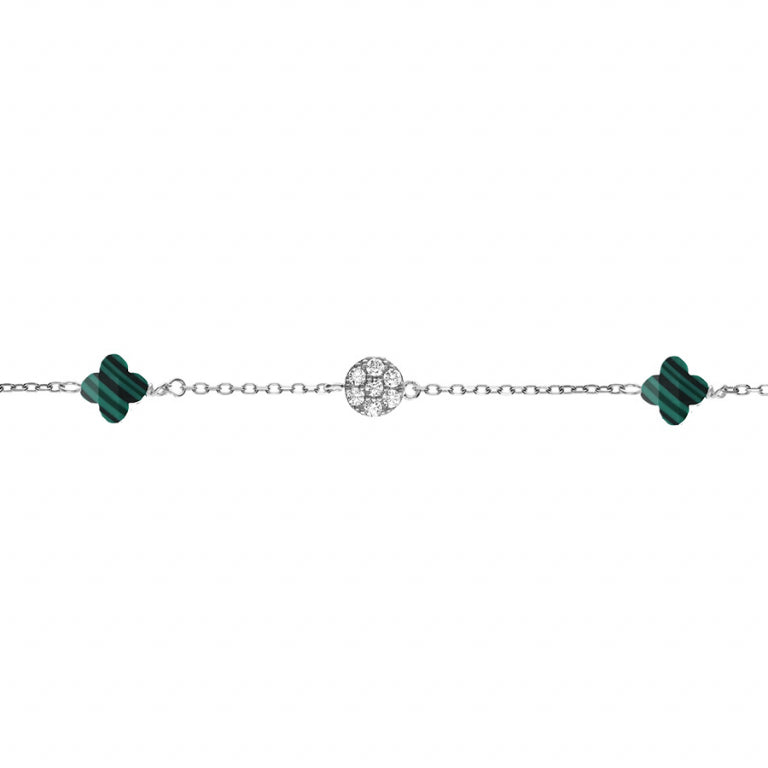 Pulseira Trevo – Prata | Azuline
