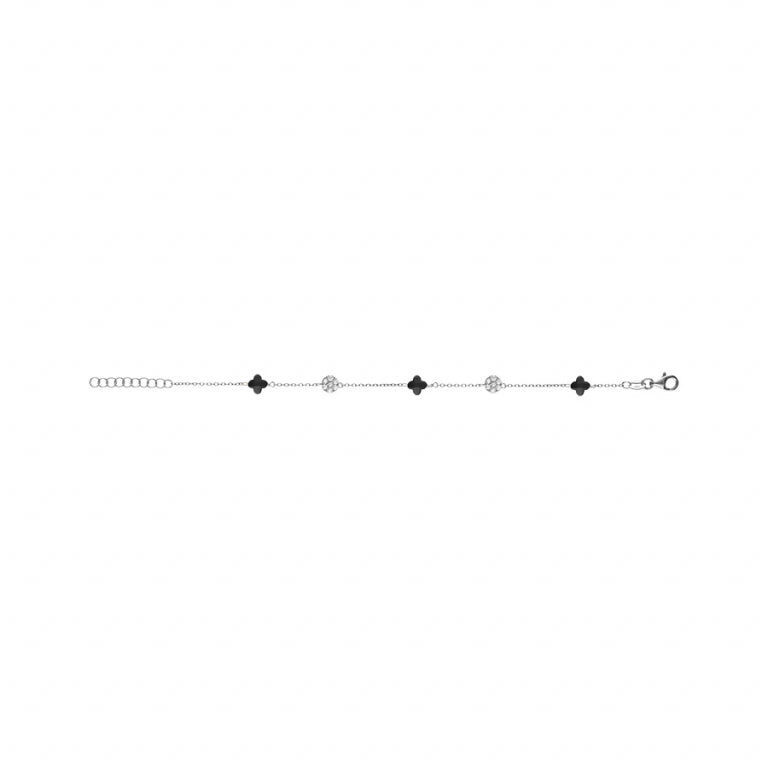 Clover Bracelet – Silver | Azuline view 2