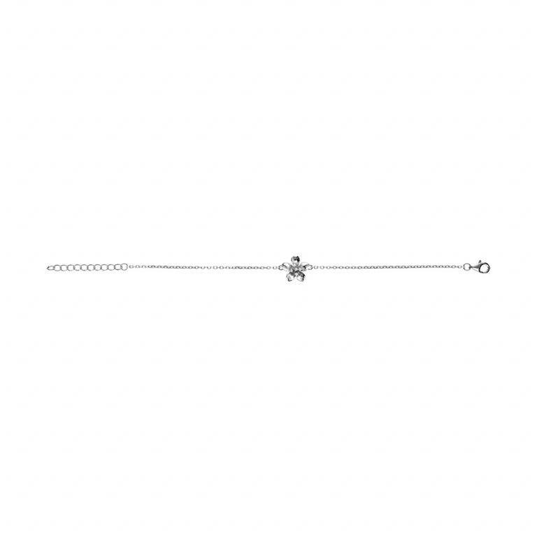 Pulseira Flor – Prata | Azuline ver 2