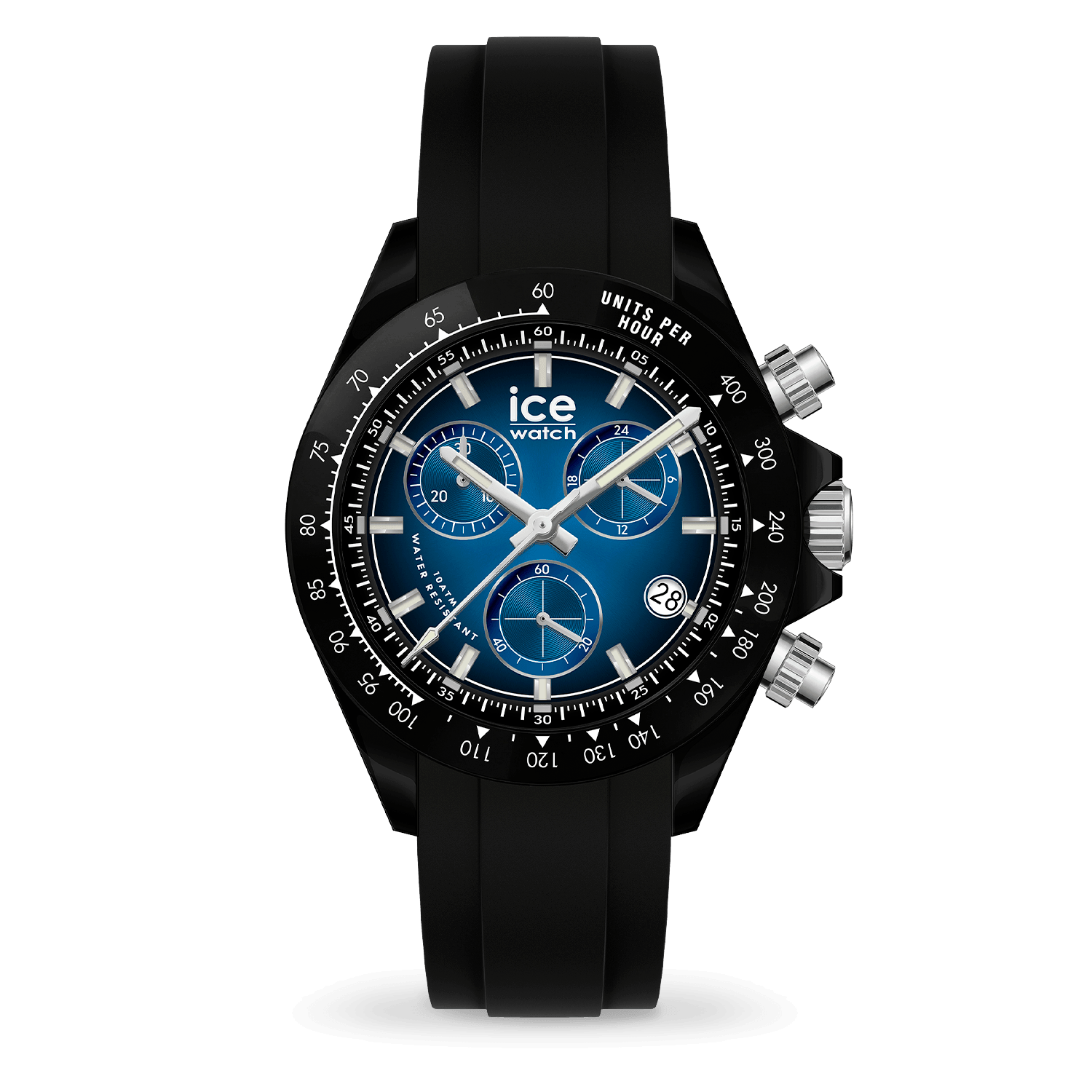 Montre Ice-Watch CHRONO Blue Ocean Blue bracelet silicone 025628