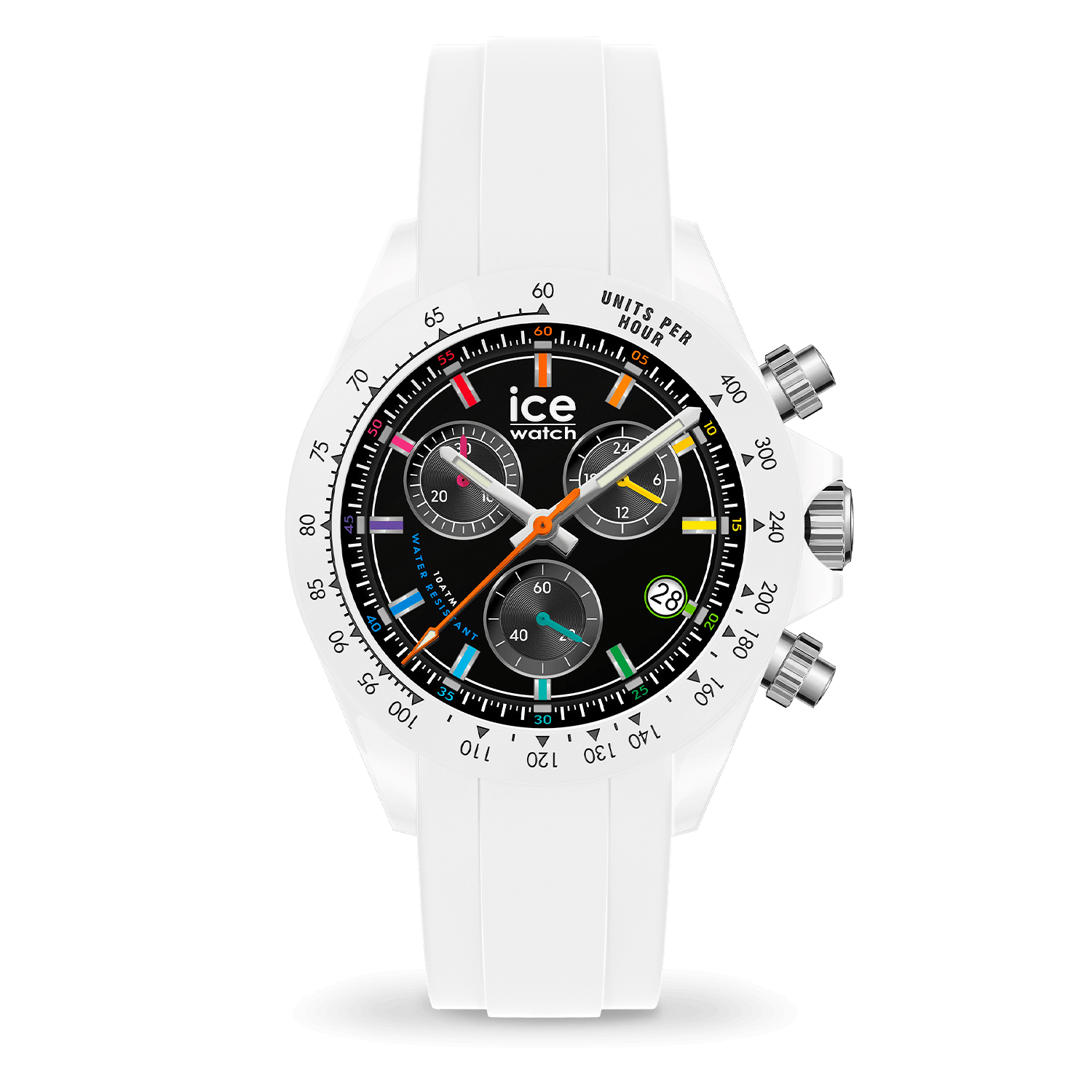 Montre Ice-Watch CHRONO White Chromatic bracelet silicone 025631