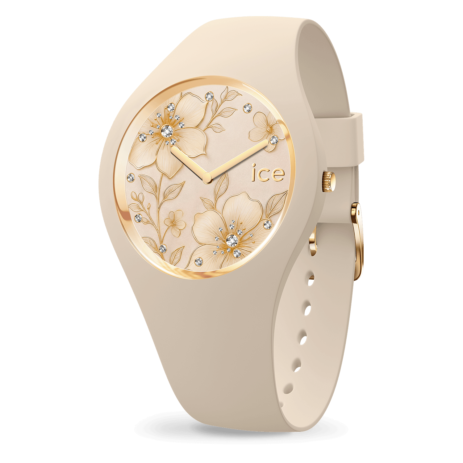 Montre Ice-Watch FLOWER Ivory Grace boîtier silicone 025898