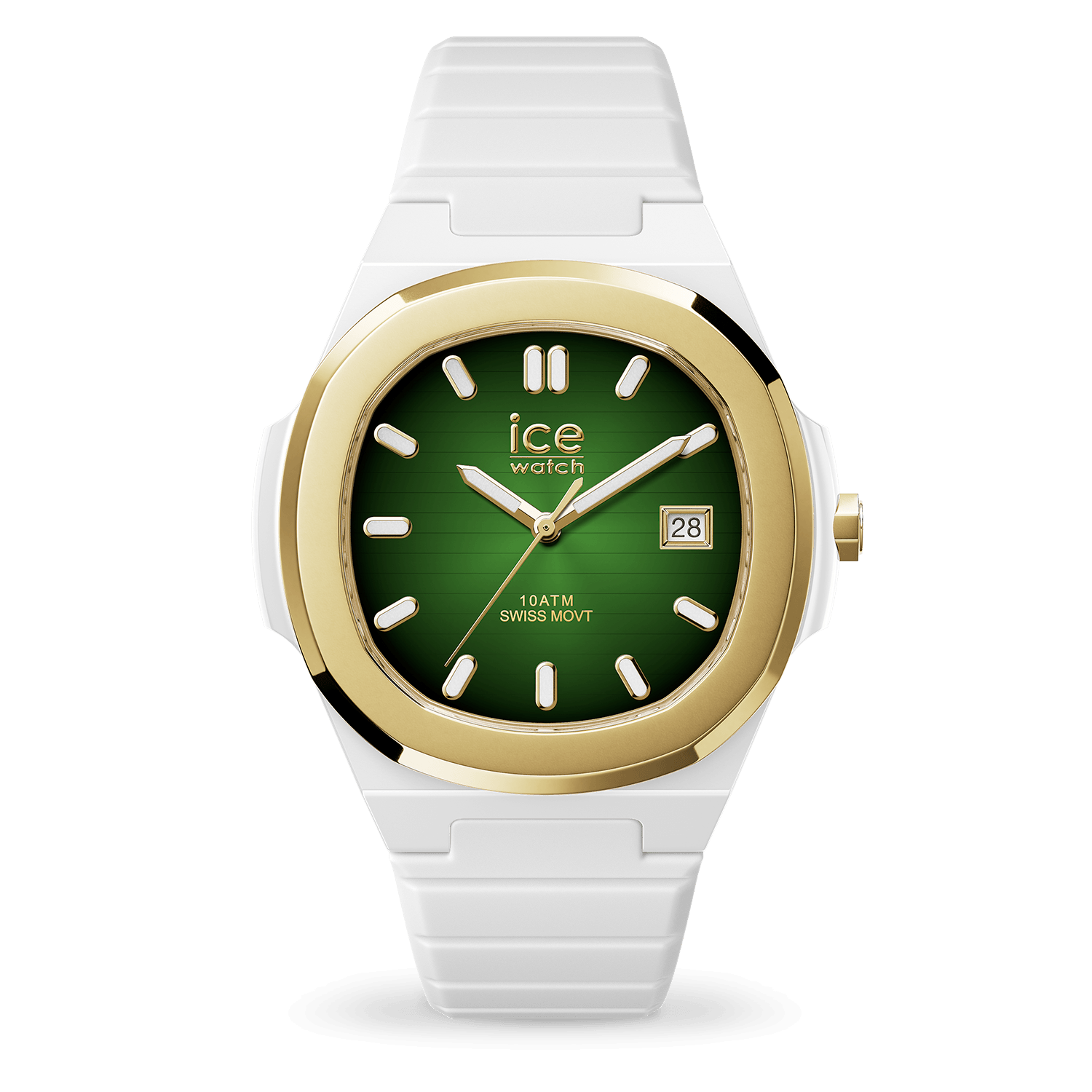 Montre Ice-Watch POWER PW7 White Green Radial bracelet silicone 025965