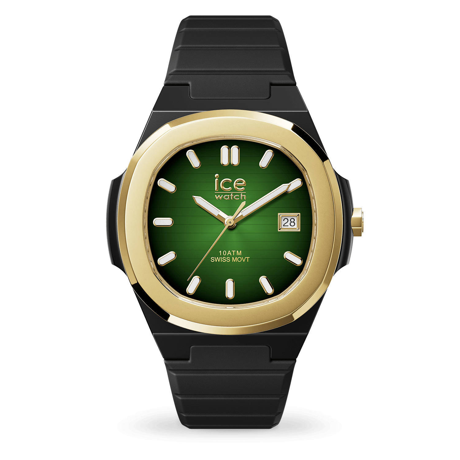 Montre Ice-Watch POWER PW7 Black Green Radial bracelet silicone 025968