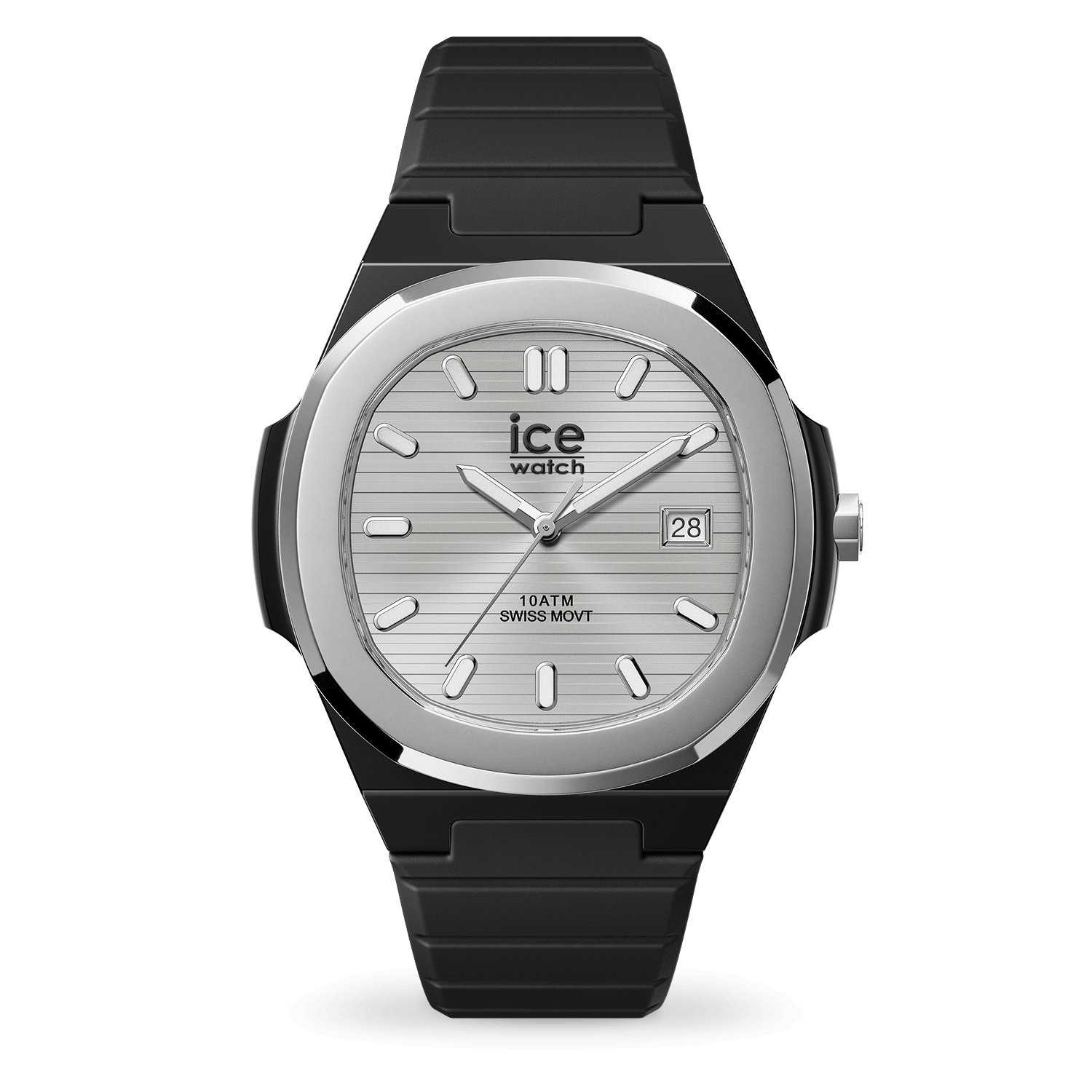 Montre Ice-Watch POWER PW7 Noir Argenté bracelet silicone 025970