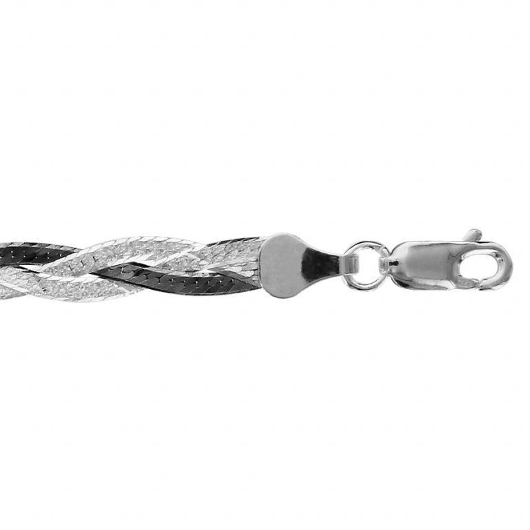 Braided Bracelet – Silver | Azuline view 2