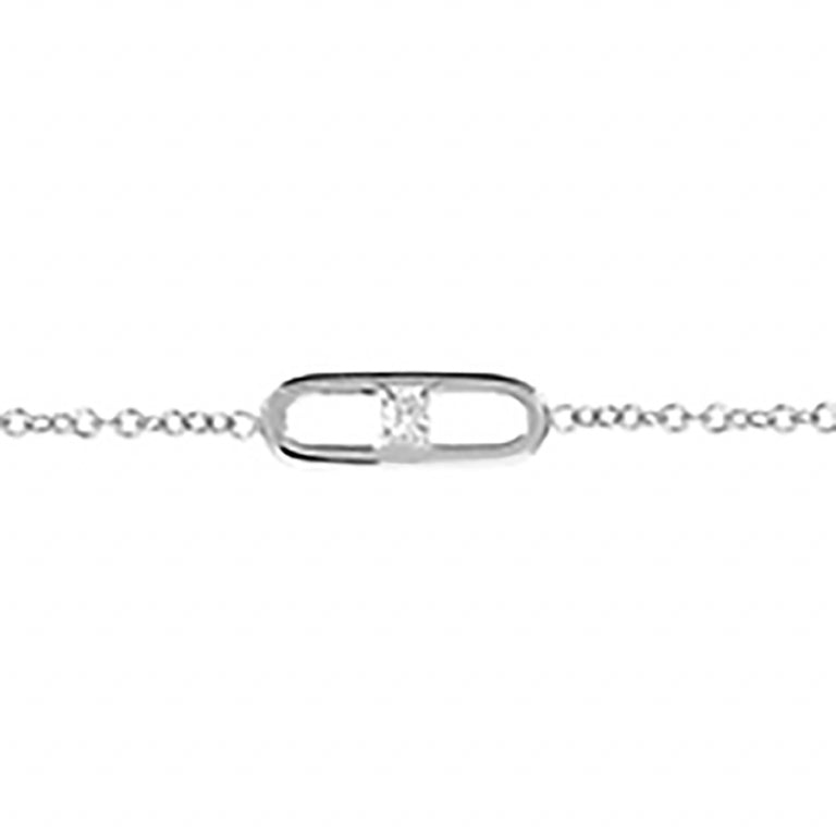 Bracciale rettangolare – Argento | Azuline vista 2