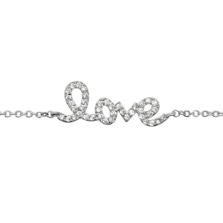 Pulseira Amor – Prata | Azuline ver 2