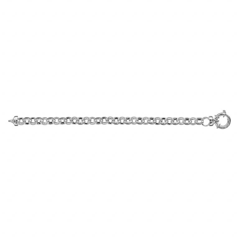 Jaseron Mesh Armband – Silver | Azulin view 2