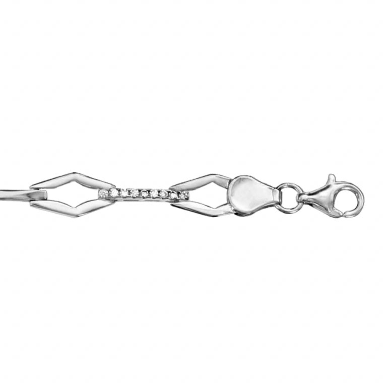 Diamanten armband – Zilver | Azulin-weergave 2