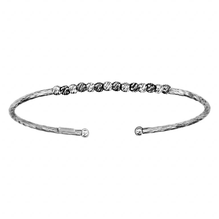 Pulsera Bolas Cinceladas – Plata | Azuline