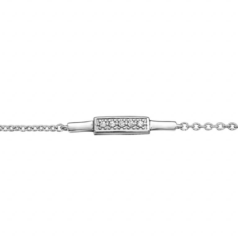 Pulseira Pavé – Prata | Azuline